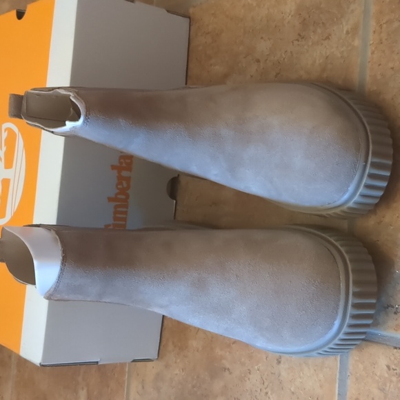 Women's Timberland Greyfield Chelsea Taupe Suede 9 - Picture 2 of 5